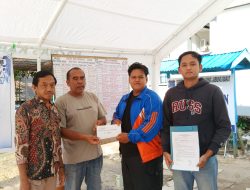 Himpunan Mahasiswa Sungai Rambai Salurkan Bantuan untuk Korban Kebakaran di Desa Teluk Nilau